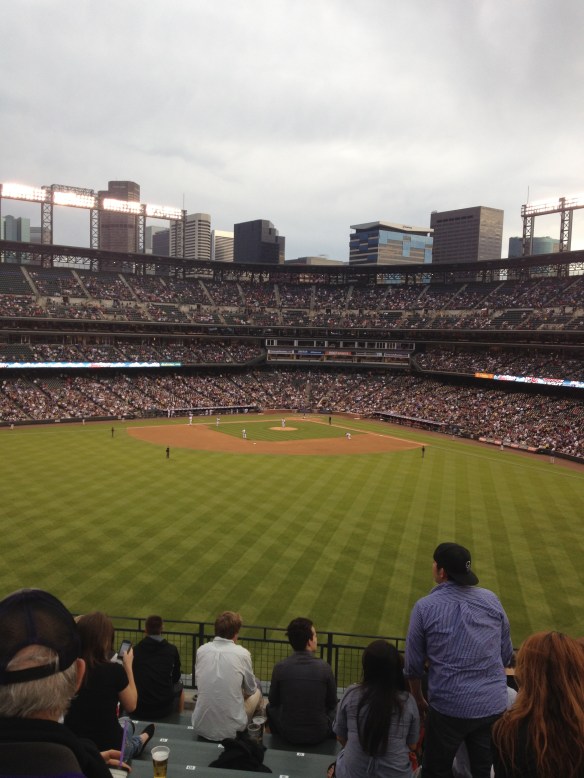 View from the Rockpile, Coors Field